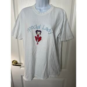 Betty Boop "Special Lady" Tee Shirt Size Adult m/m/m 38-40 Vintage T Shirt